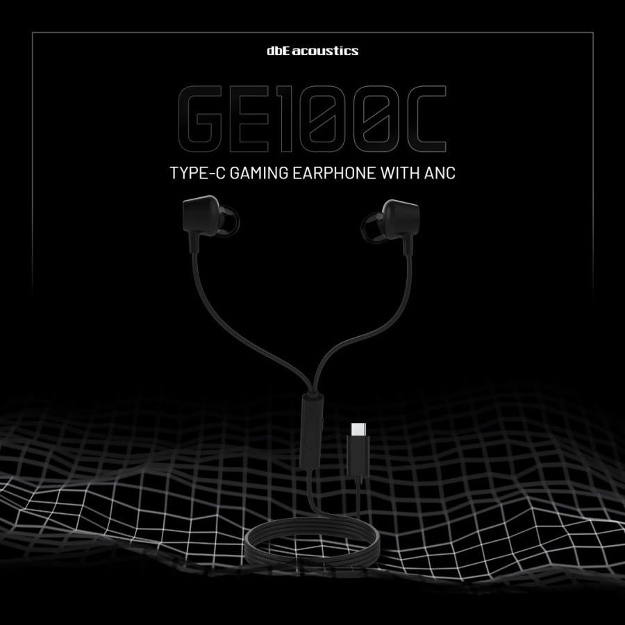 dbE GE100C Type C ANC Gaming Earphone with Microphone