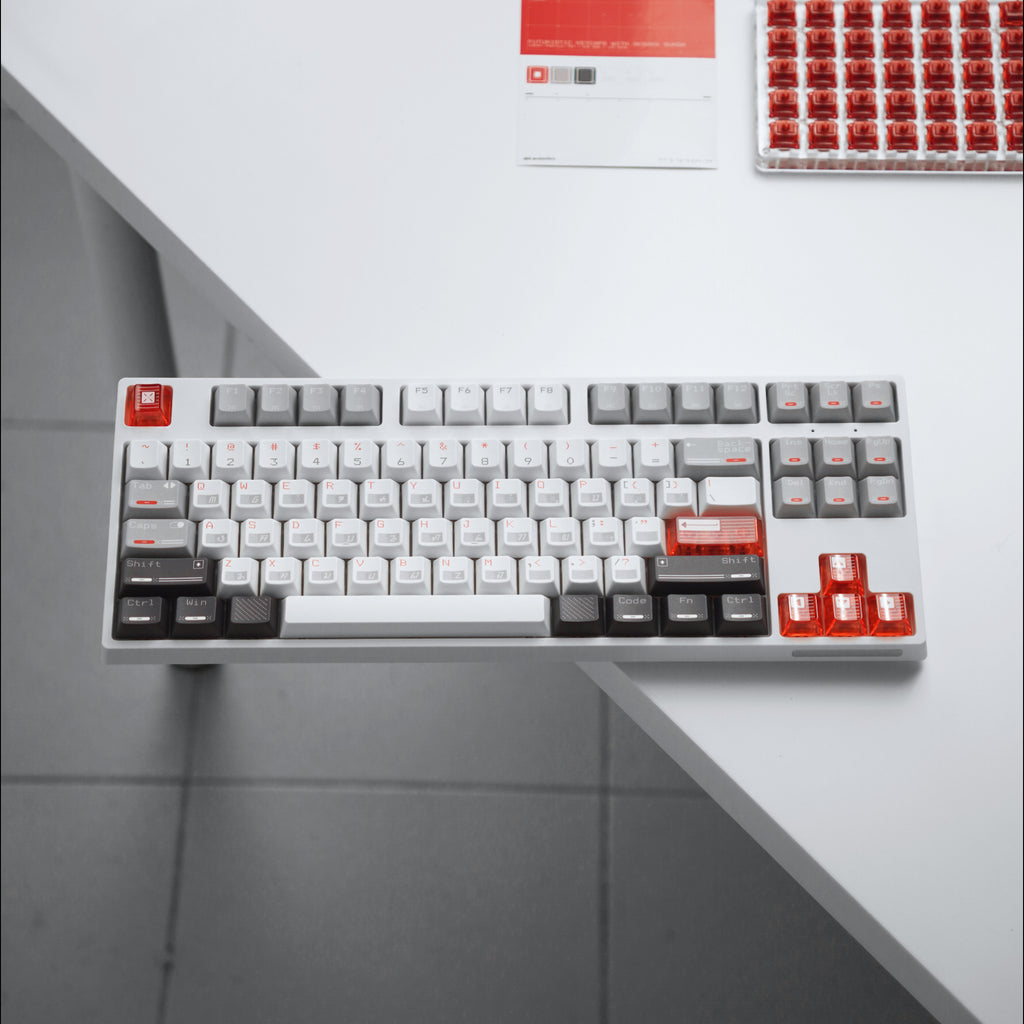 KANABASA Keycaps Dye-Sub Futuristik dengan Aksara Sunda