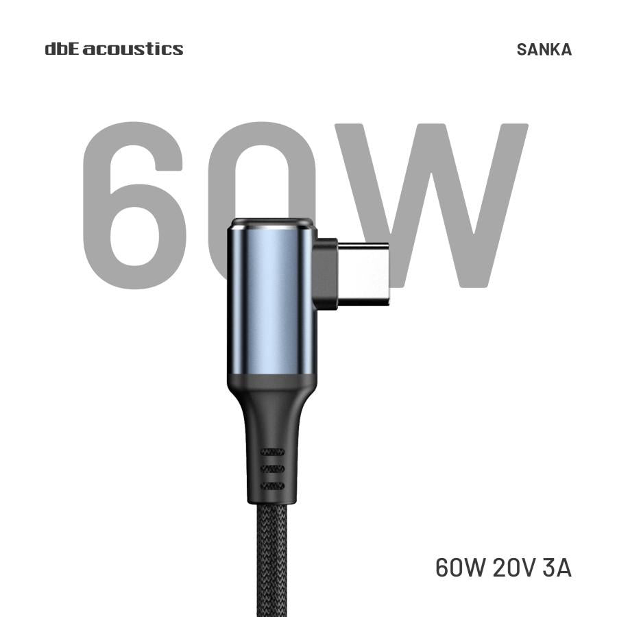 dbE Sanka C to C L Shape Cable Charging Data Cable