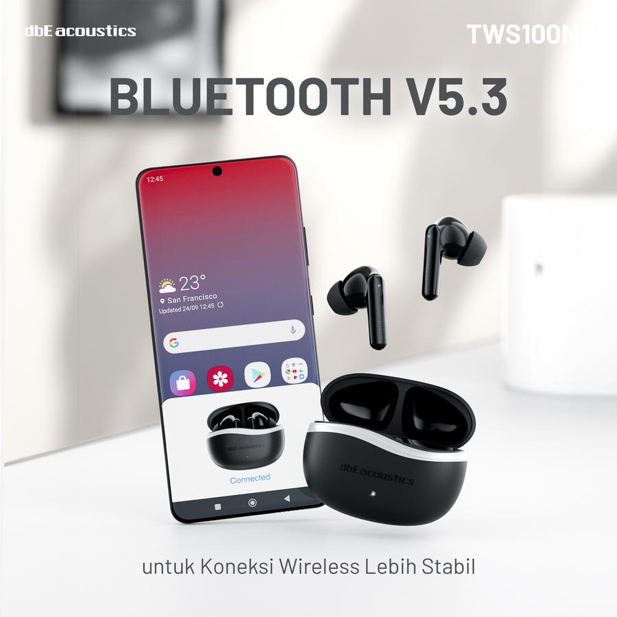 dbE TWS100NC Earphone TWS Bluetooth Gaming Mode ANC Pro