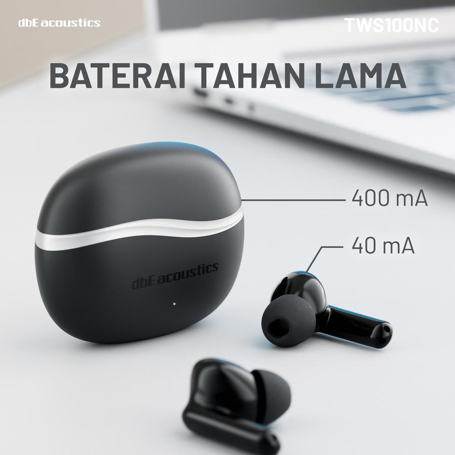 dbE TWS100NC Earphone TWS Bluetooth Gaming Mode ANC Pro