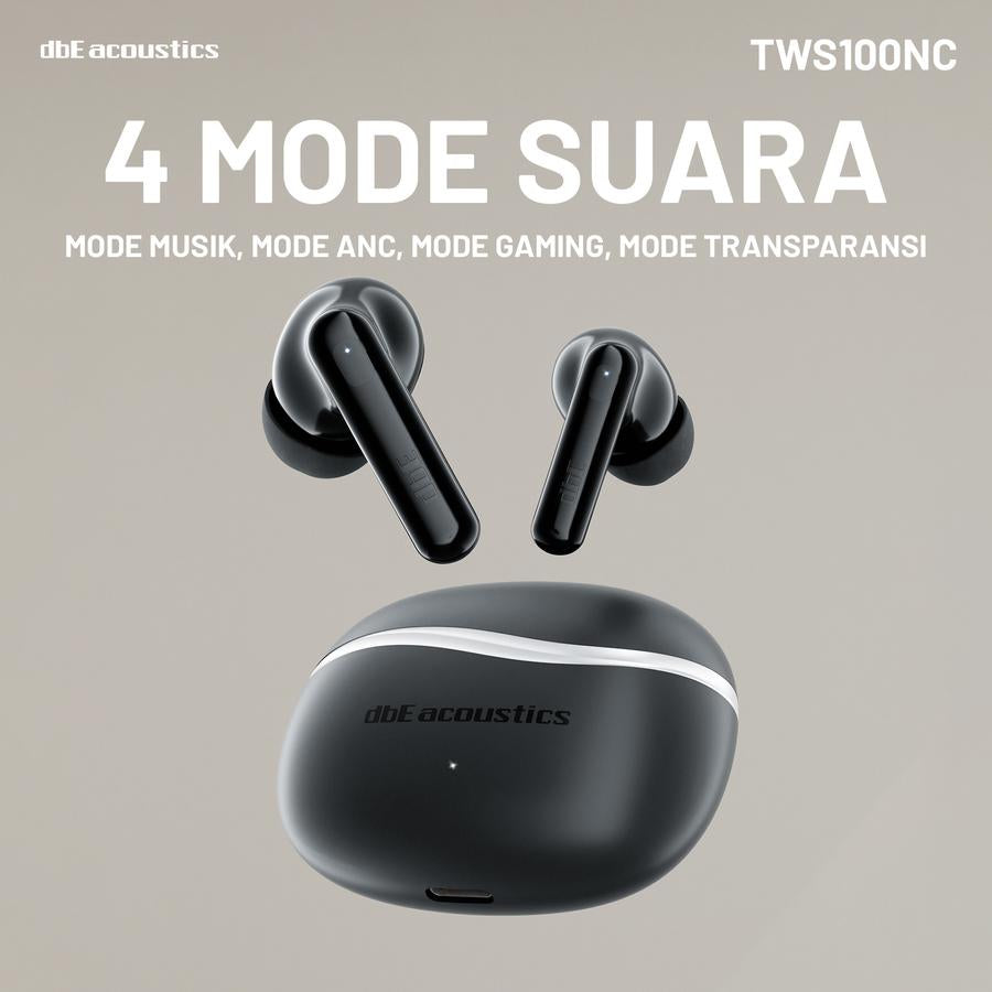 dbE TWS100NC Earphone TWS Bluetooth Gaming Mode ANC Pro