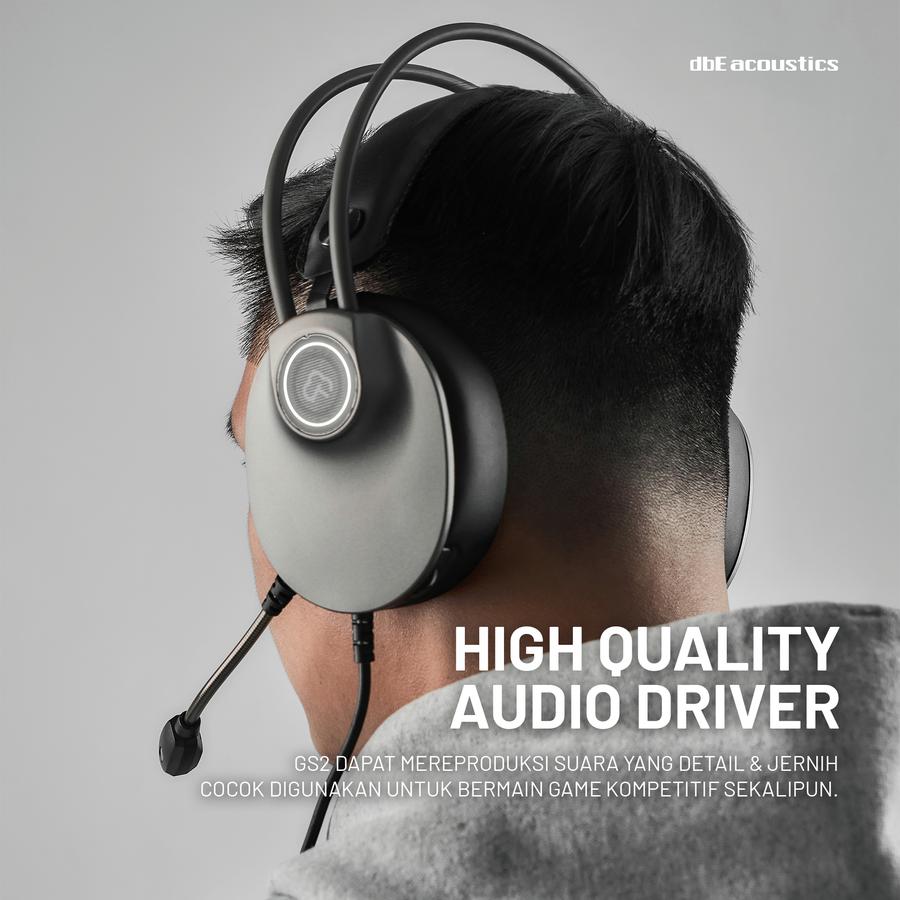 dbE Kumo GS2 Headset Ultraringan dengan 7.1 Virtual Surround Sound