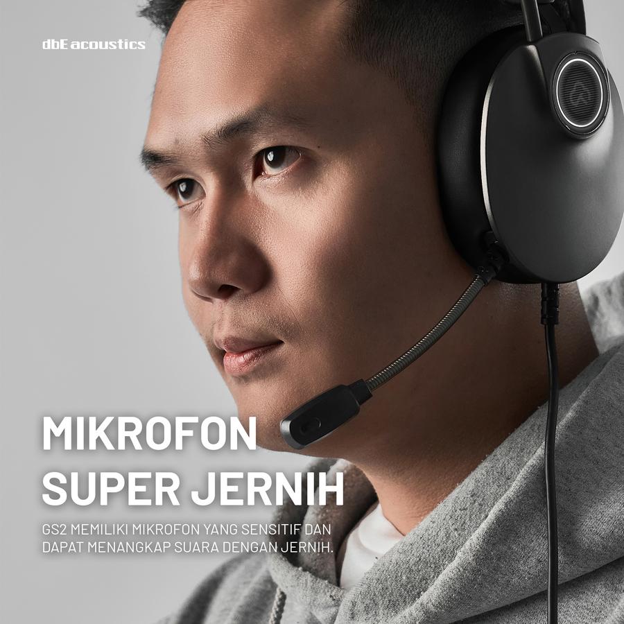 dbE Kumo GS2 Headset Ultraringan dengan 7.1 Virtual Surround Sound