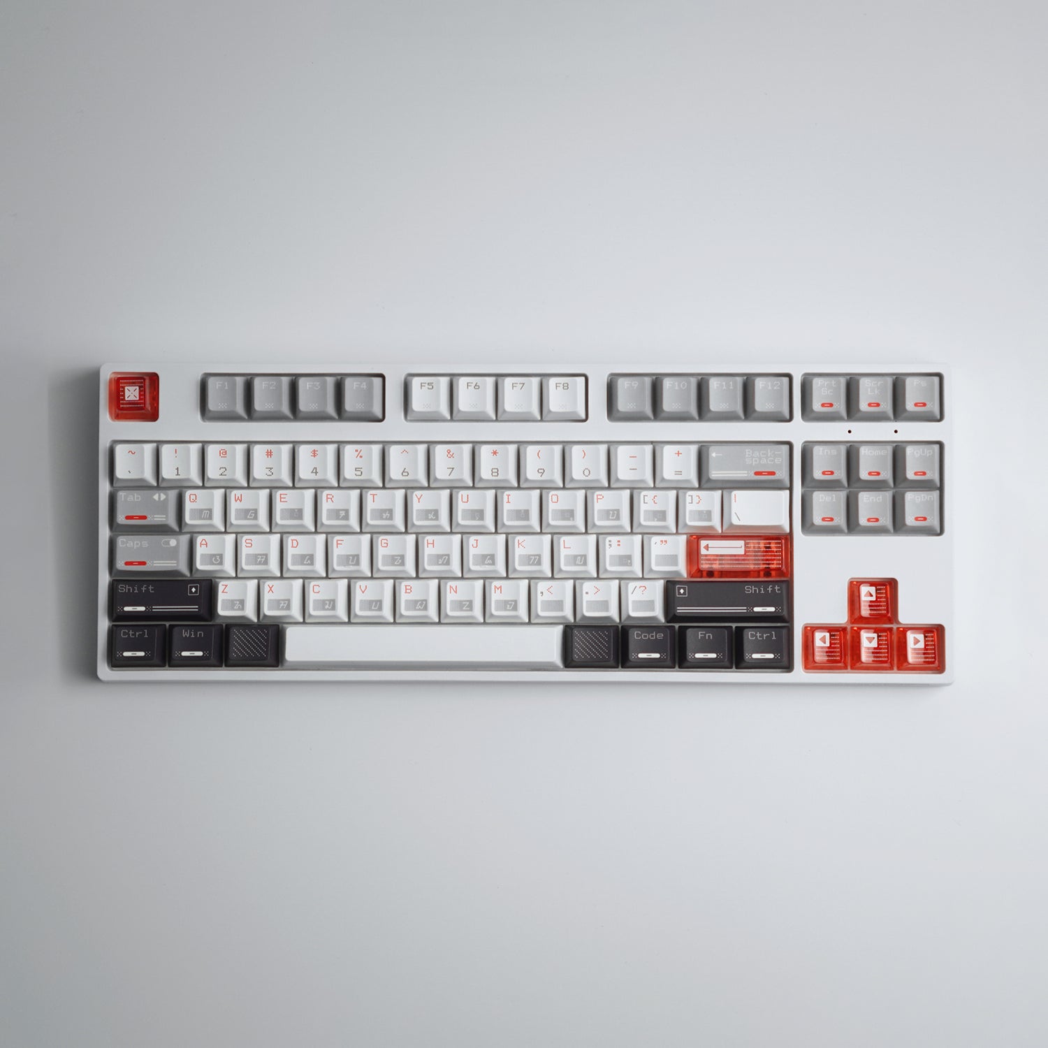 KANABASA Keycaps Dye-Sub Futuristik dengan Aksara Sunda