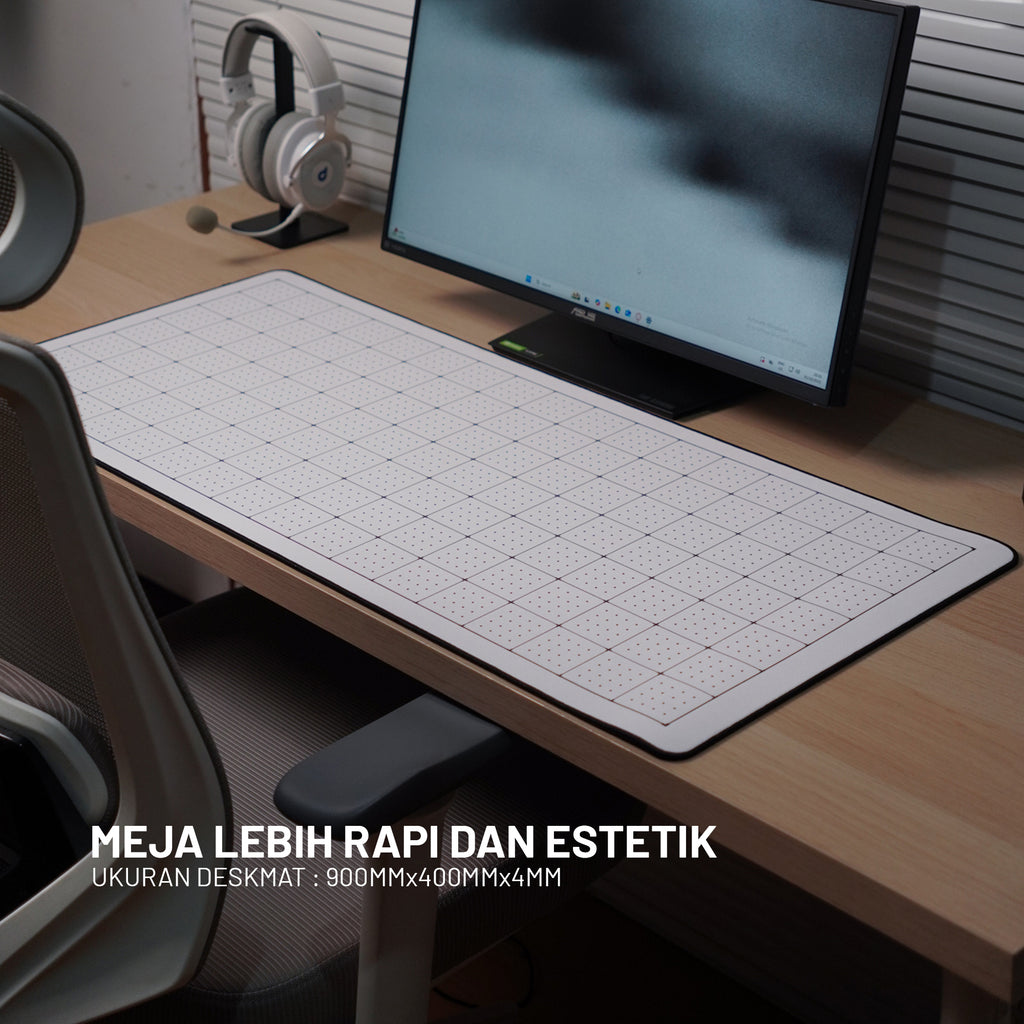 GARIDA - Deskmat Water Splash Proof dengan Jahitan Tiap Sisi