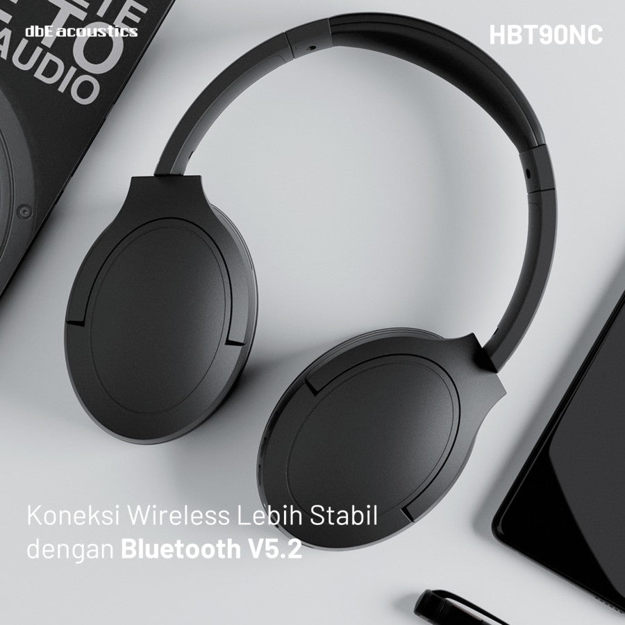 dbE HBT90NC Super Bass Over Ear Noise Cancelling Over Ear Headphone