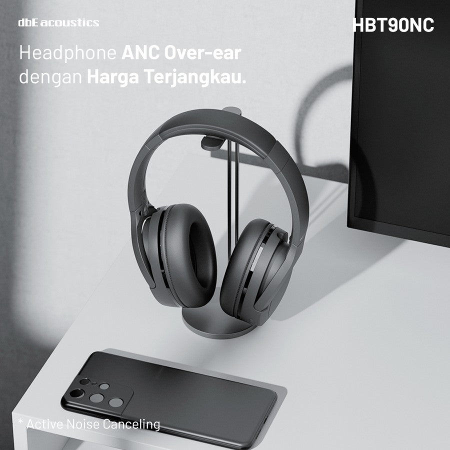 dbE HBT90NC Super Bass Over Ear Noise Cancelling Over Ear Headphone