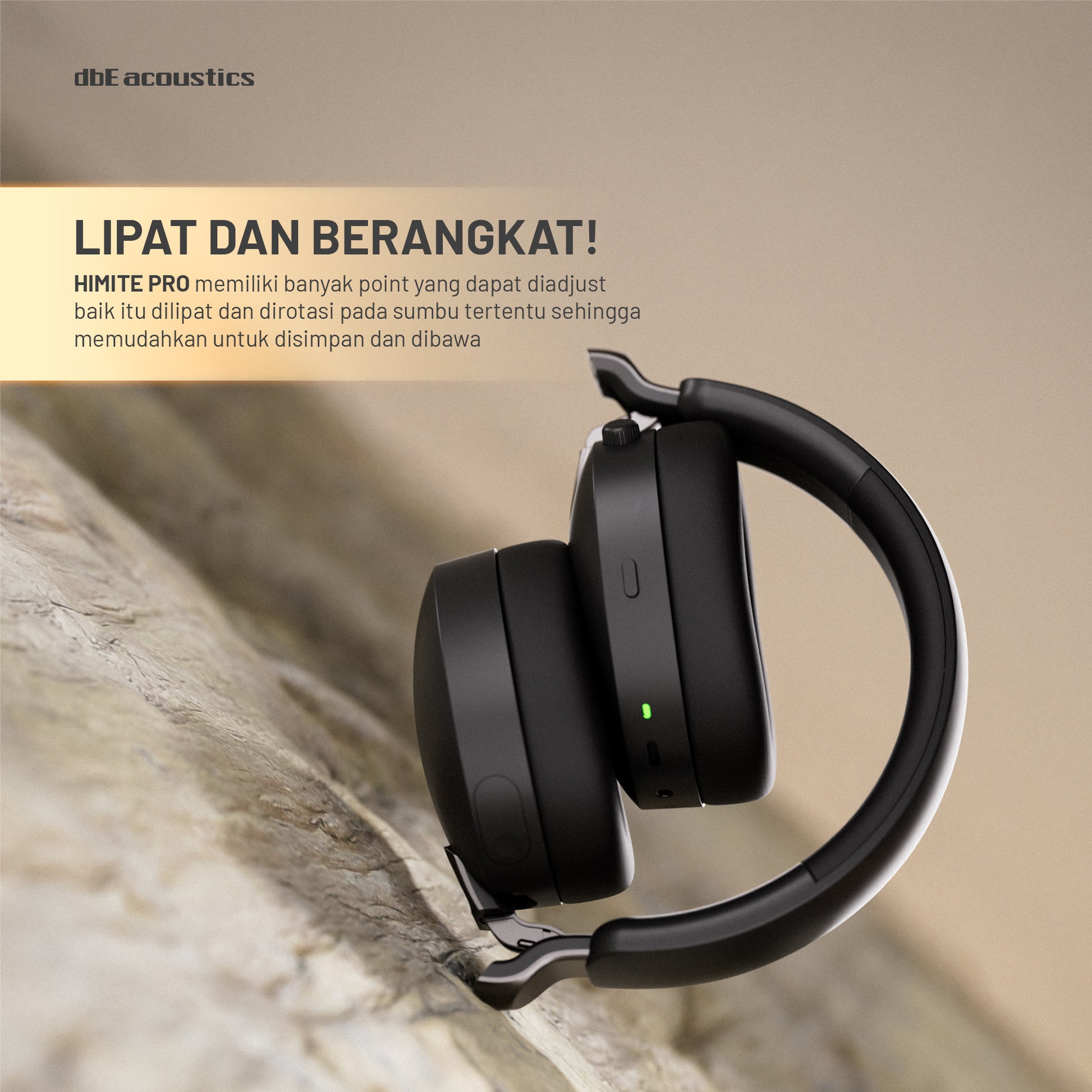 HIMITE PRO HEADSET WIRELESS PREMIUM DENGAN ANC UNTUK PRODUKTIVITAS & HIBURAN TANPA BATAS