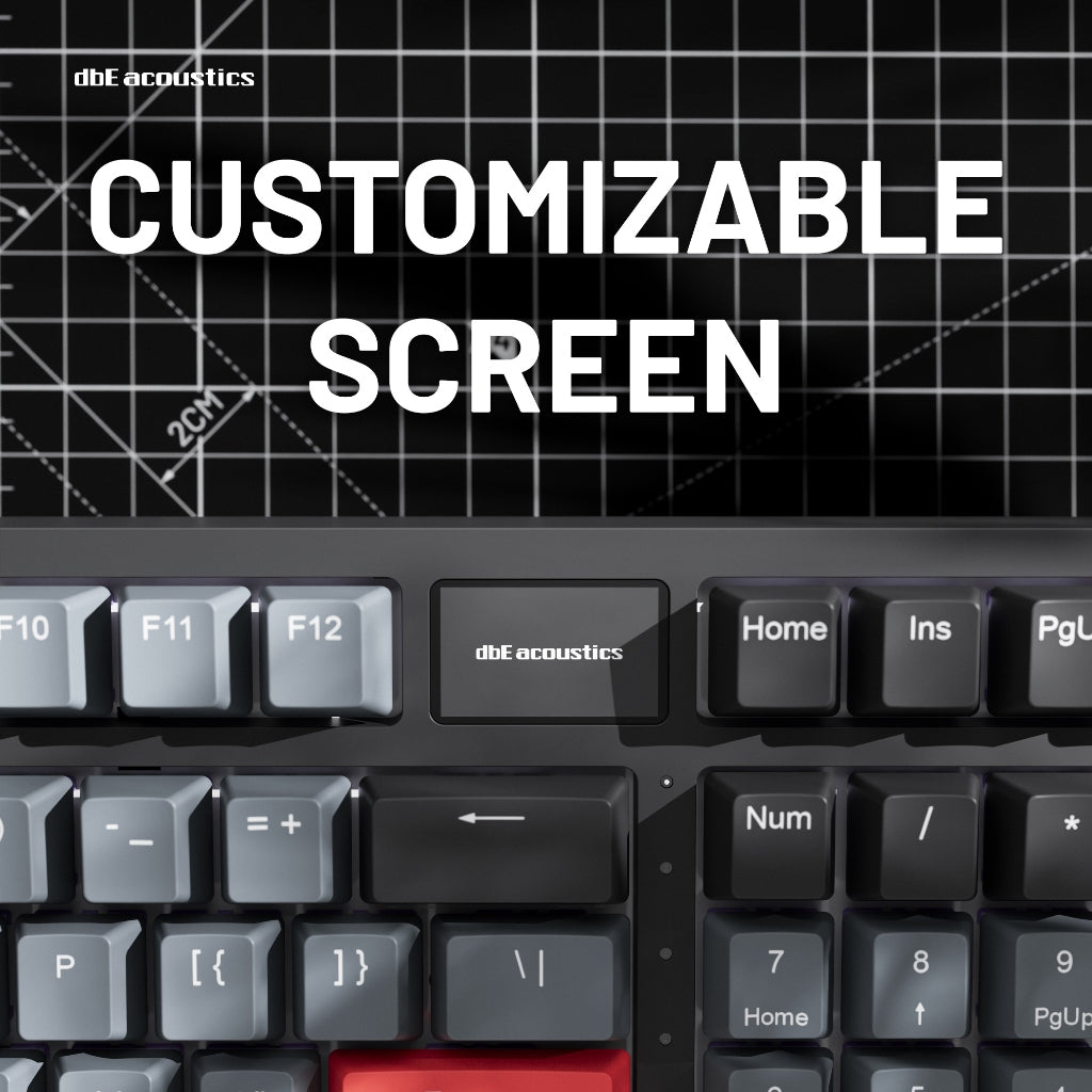 dbE RAMO 99S 96% GASKET MECHANICAL KEYBOARD WITH SCREEN
