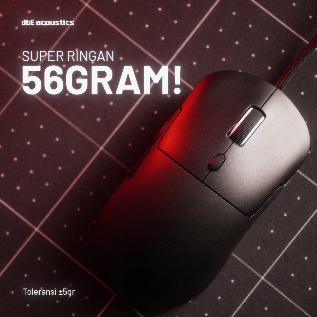 dbE TENO XTR2 LITE Superlight Gaming and Office Mouse