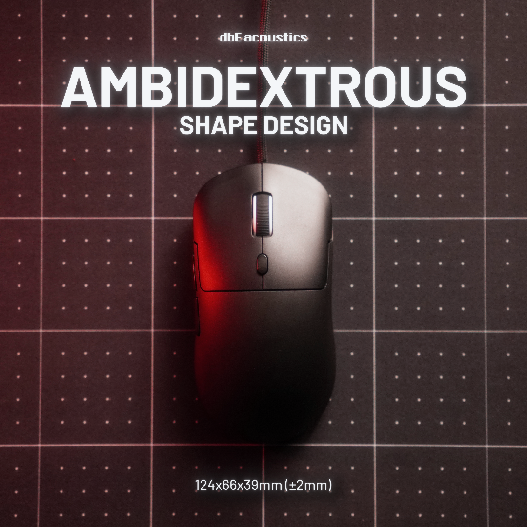 dbE TENO XTR2 LITE Superlight Gaming and Office Mouse