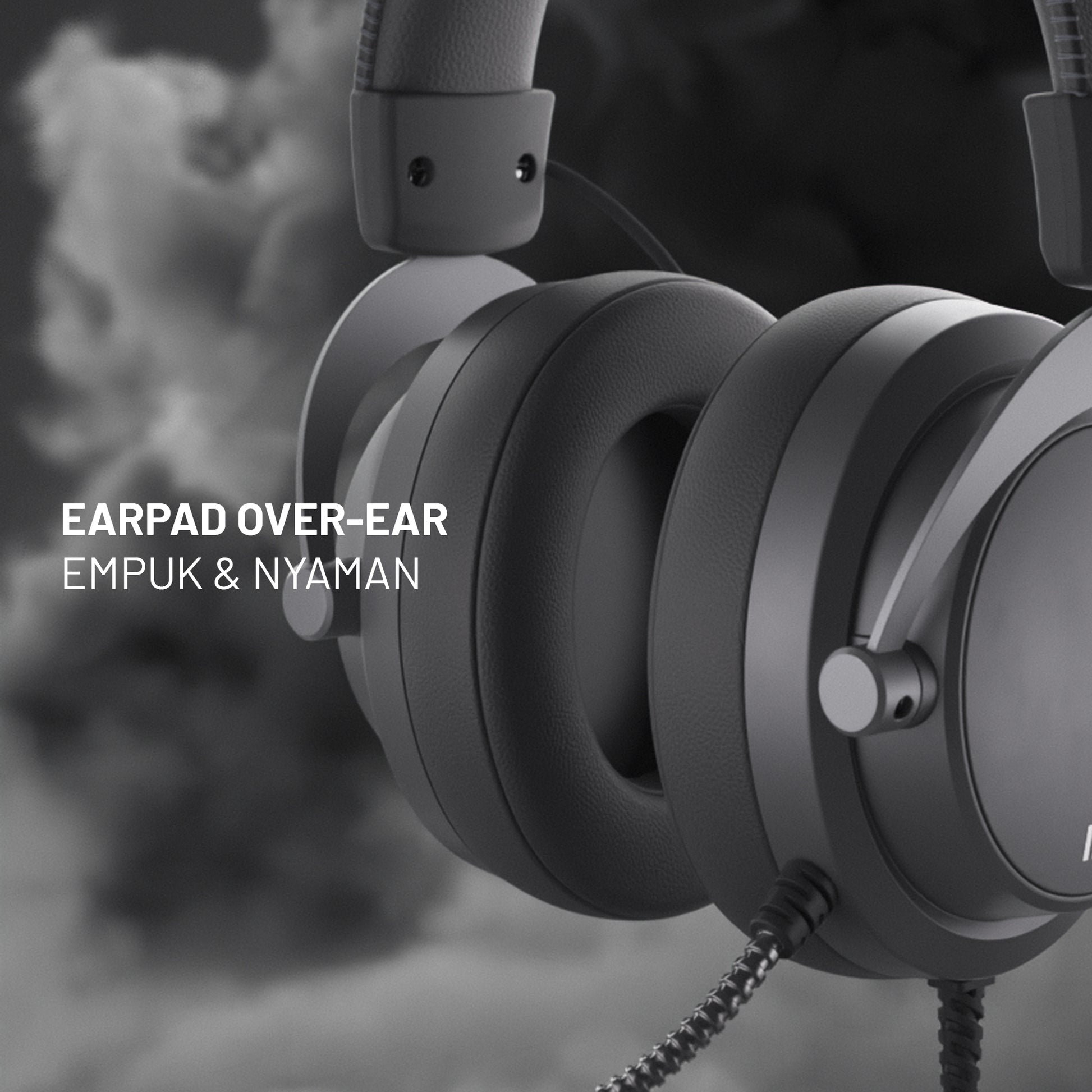 NIMBO THREE - HEADSET GAMING VIRTUAL 7.1 SURROUND SOUND DENGAN DUA MODE SUARA