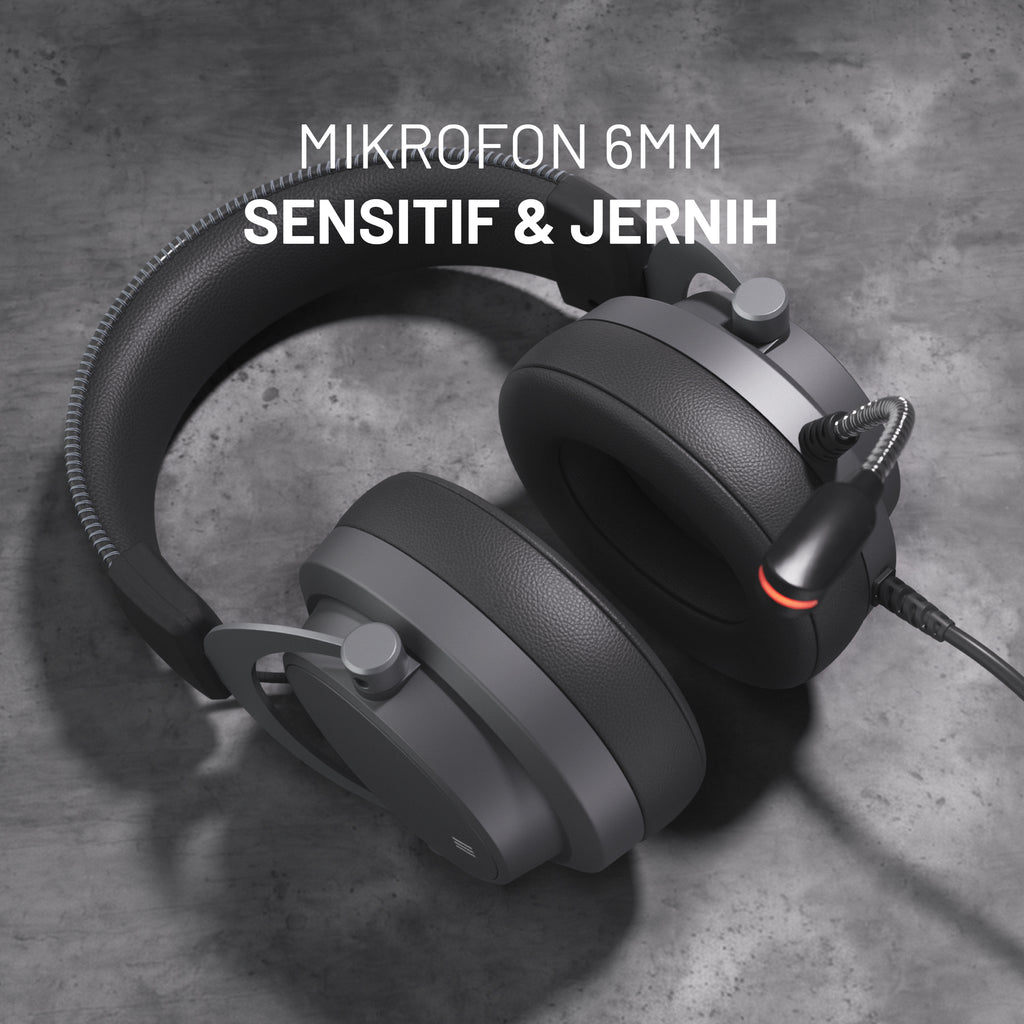 NIMBO THREE - HEADSET GAMING VIRTUAL 7.1 SURROUND SOUND DENGAN DUA MODE SUARA