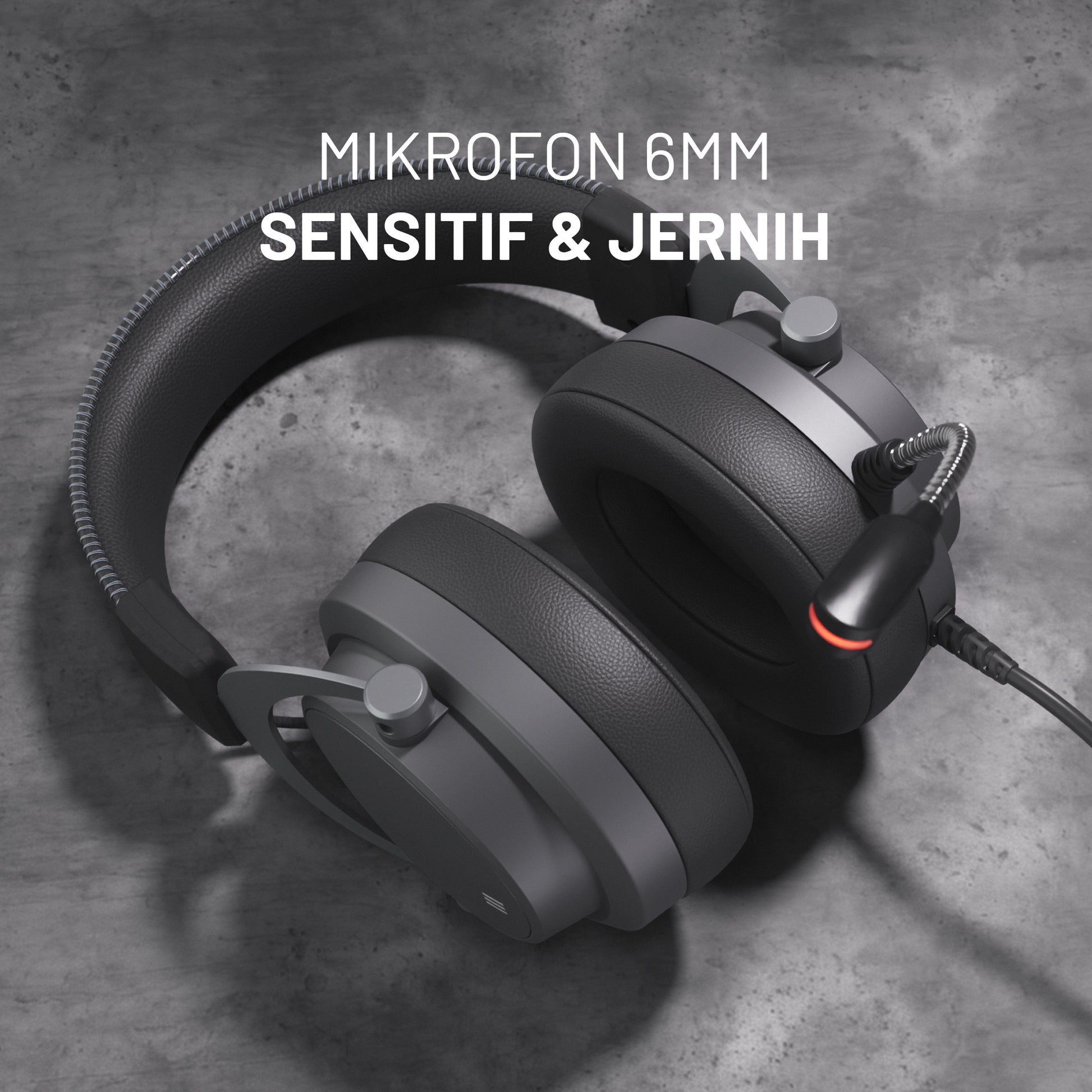 NIMBO THREE - HEADSET GAMING VIRTUAL 7.1 SURROUND SOUND DENGAN DUA MODE SUARA