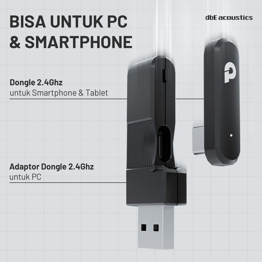 Replacement Dongle untuk headphone dbE W100