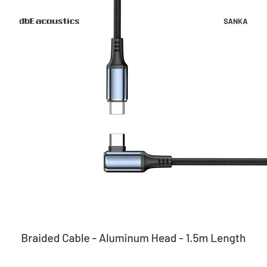 dbE Sanka C to C L Shape Cable Charging Data Cable