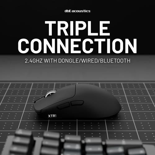 dbE TENO XTR1 Triple Connection Ambidextrous Gaming Mouse