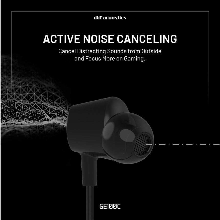 dbE GE100C Type C ANC Gaming Earphone with Microphone