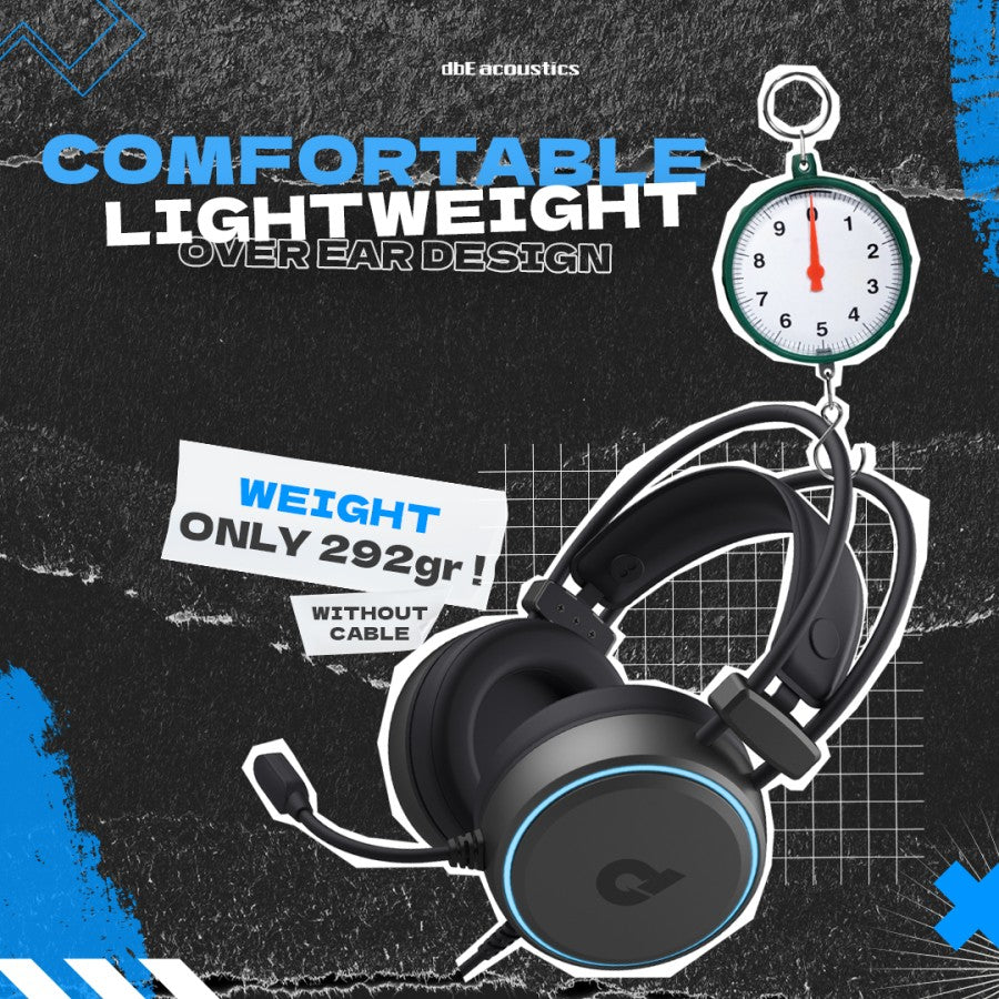 dbE GM190 7.1 Virtual Surround Gaming Headphone Microphone