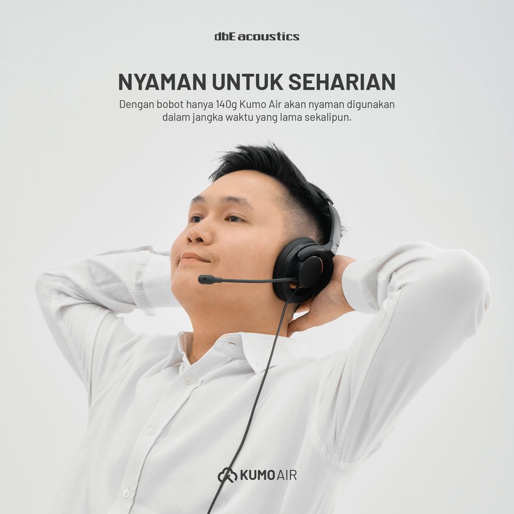 dbE KUMO AIR Office Headset Kantor Open Air Dengan ENC Microphone