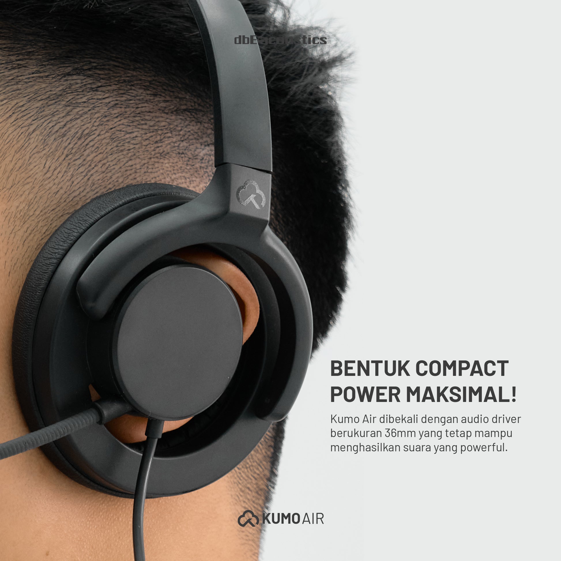 dbE KUMO AIR Office Headset Kantor Open Air Dengan ENC Microphone