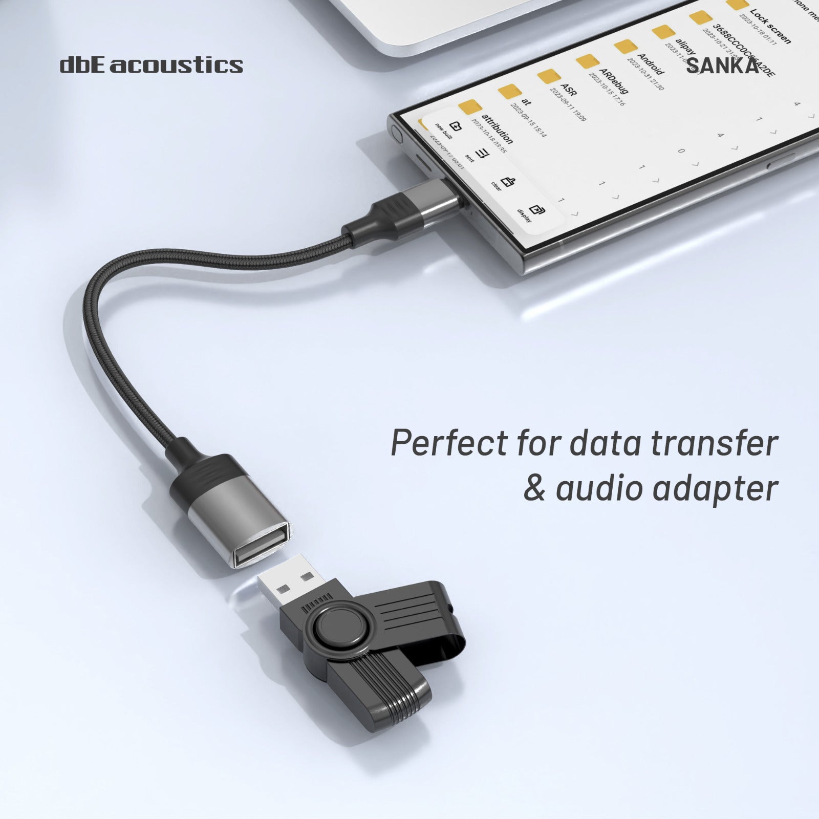 dbE Sanka OTG Adapter Type C to USB A Female