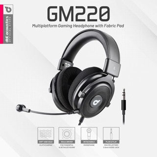 dbE GM220 3.5mm Multiplatform Gaming Headphone dengan Fabric Pad